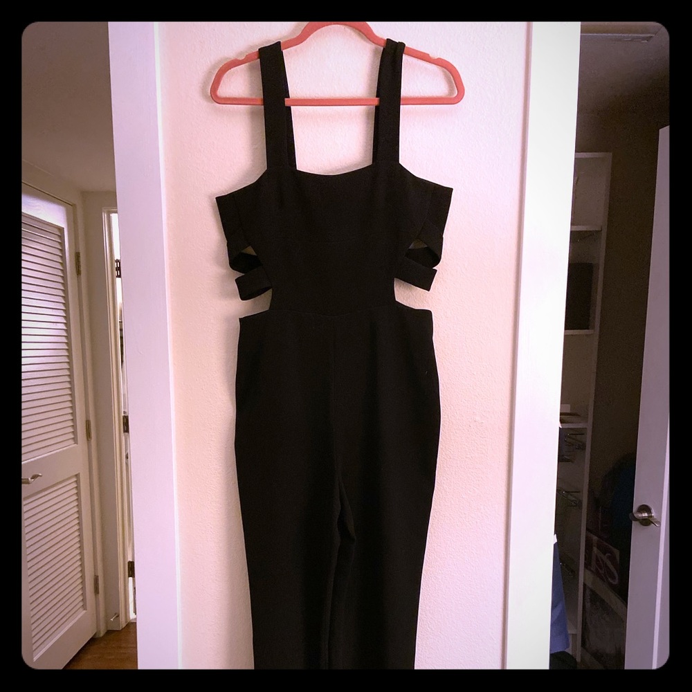 INTERMIX Zoey Black Jumpsuit Romper